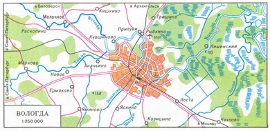карта Вологды: скачать бесплатно